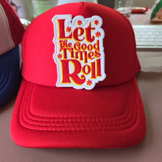 Let the Good Times Roll Iron-On PATCH