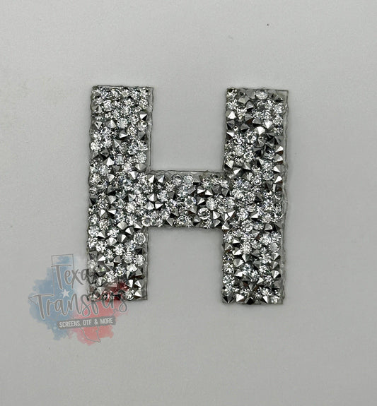 Sparkly Stone Letters Iron-On PATCH