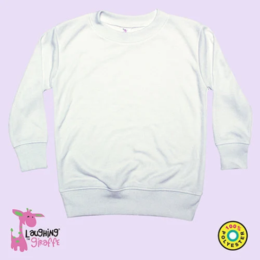 Kids Unisex Long Sleeve Pullover T-shirt - Soft Jersey Blank